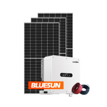 Bluesun Solar 220v 10kw 30kw 50kw solar PV module energy system with storage